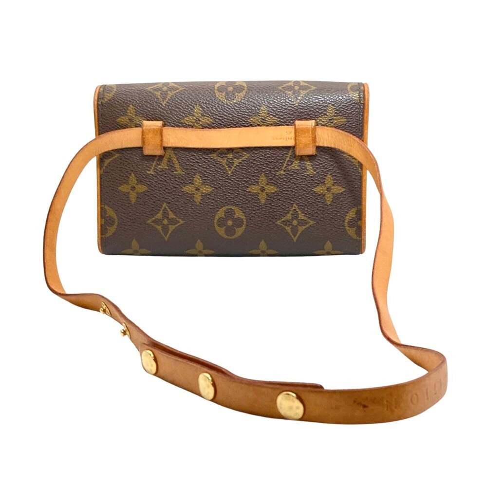 LOUIS VUITTON Authentic Brown Monogram Canvas Pochette Hobo Bag - Picture 2 of 11